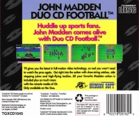 John Madden Duo CD Football Box Art