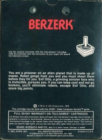 Berzerk (black box) Box Art