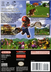 Mario Golf: Toadstool Tour - Player's Choice Box Art