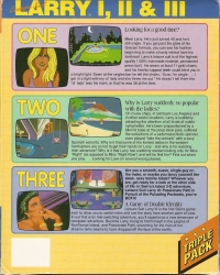 Leisure Suit Larry Triple Pack Box Art