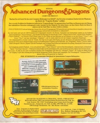 Advanced Dungeons & Dragons: Pool of Radiance [DE] Box Art