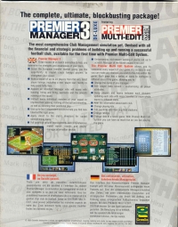 Premier Manager 3 De-Luxe Box Art