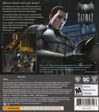 Batman: The Telltale Series Box Art