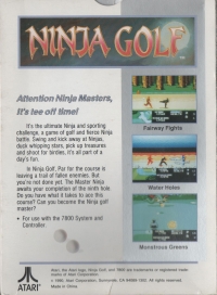 Ninja Golf Box Art