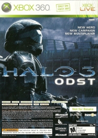 Forza Motorsport 3 / Halo 3: ODST Box Art