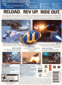 Unreal Tournament 2004 - 2 Disc DVD Edition Box Art