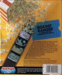 Rocket Ranger (Hooray for Hollywood) Box Art