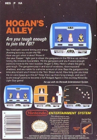 Hogan's Alley (5 screw cartridge) Box Art