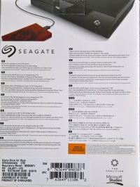 Seagate 2TB Game Drive - Gears of War 4 Box Art