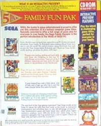 Sega Family Fun Pak Box Art