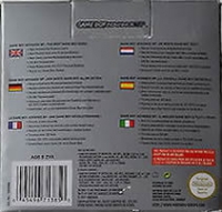 Nintendo Game Boy Advance SP (Silver) [EU] Box Art