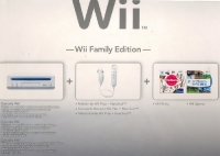 Nintendo Wii - Wii Family Edition [UK] Box Art