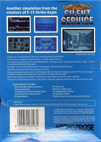 Silent Service (blue sky / disk) Box Art