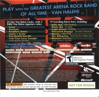 Guitar Hero: Van Halen (Not for Resale) Box Art
