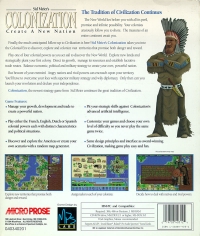 Sid Meier's Colonization (040301410) Box Art