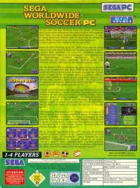 Sega Worldwide Soccer PC Box Art