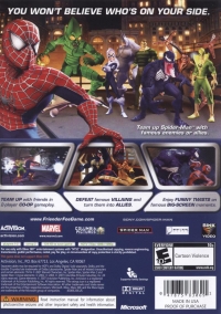 Spider-Man: Friend or Foe Box Art