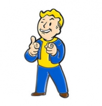 Fallout Vault Boy Pin of the Month - Charisma Box Art