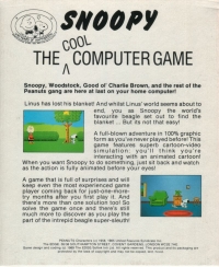 Snoopy: The Cool Computer Game Box Art