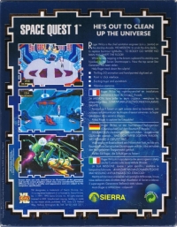 Space Quest I: Roger Wilco in the Sarien Encounter - Kixx XL Box Art