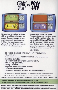 Spy vs Spy (cassette) [NL] Box Art