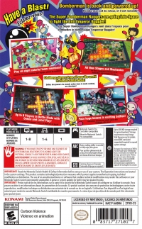 Super Bomberman R (27101-CS) Box Art