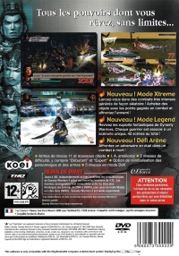 Dynasty Warriors 4: Xtreme Legends [FR] Box Art