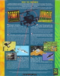 Desert Strike: Return to the Gulf / Jungle Strike: The Sequel to Desert Strike Box Art