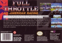 Full Throttle All-American Racing Box Art