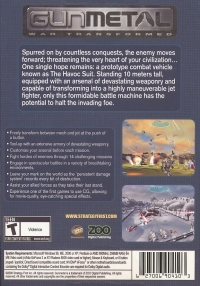 Gun Metal (mech cover / logo center) Box Art