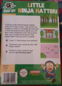 Little Ninja Hattori Box Art