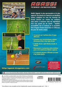 Agassi Tennis Generation [FR] Box Art