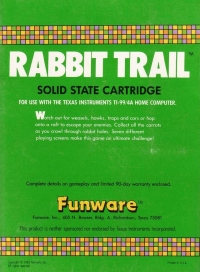 Rabbit Trail Box Art