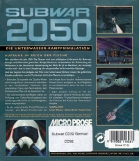 Subwar 2050 [DE] Box Art