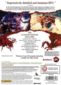 Dragon Age: Origins - Ultimate Edition [UK] Box Art