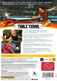 Rockstar Games Presente: Table Tennis Box Art