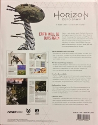 Horizon Zero Dawn Collector's Edition Guide Box Art