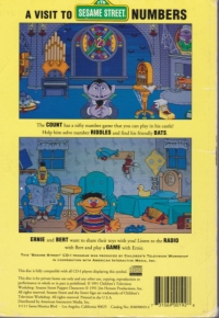 Visit to Sesame Street, A: Numbers (long case) Box Art