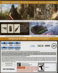 Star Wars Battlefront - Deluxe Edition (Not for Resale) Box Art