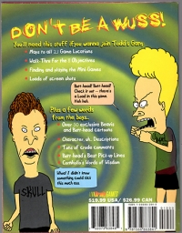 Beavis and Butt-Head in Virtual Stupidity - BradyGames Strategy Guide Box Art