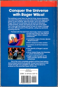 Official Guide to Roger Wilco Space Adventures, The Box Art
