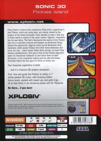 Sonic 3D: Flickies Island - Xplosiv (XP-1304) Box Art