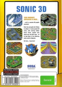 Sonic 3D: Flickies Island - Valusoft Box Art
