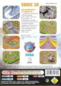 Sonic 3D: Flickies' Island - Xplosiv (blue CD) [DE] Box Art