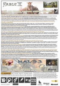 Fable II / Halo 3 Box Art