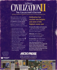 Sid Meier's Civilization II - The Collector's Edition Box Art