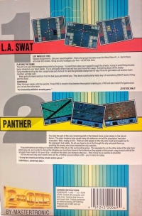 L.A. SWAT / Panther Box Art