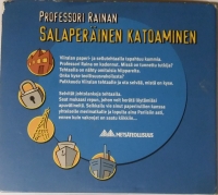 Professori Rainan salaperäinen katoaminen Box Art