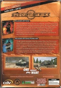 Sudden Strike - Gold Edition Box Art