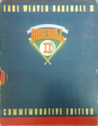 Earl Weaver Baseball II - Commemorative Edition Box Art